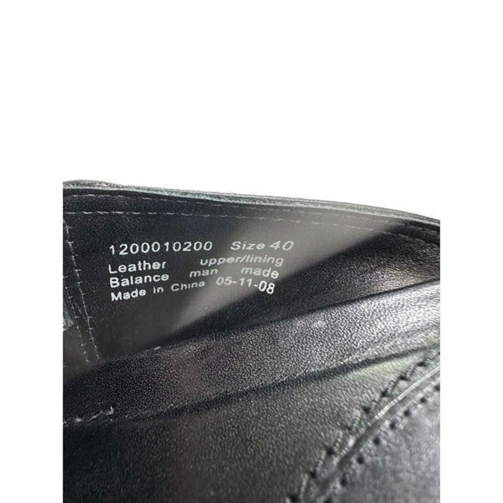 Dansko Women Script Print Wedge Sandals Black White Leather Cross Strap Slide 40 - Picture 9 of 9